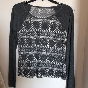 NWOT Long Sleeve Patterned Shirt